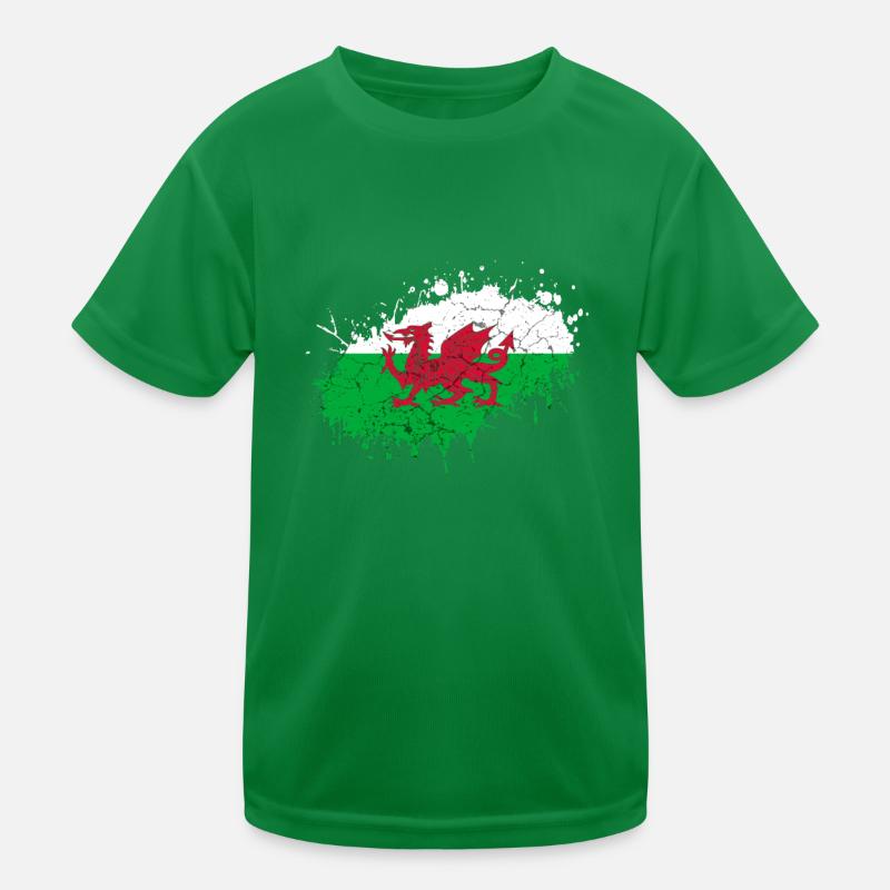 Pays de Galles T-shirt sport Enfant
