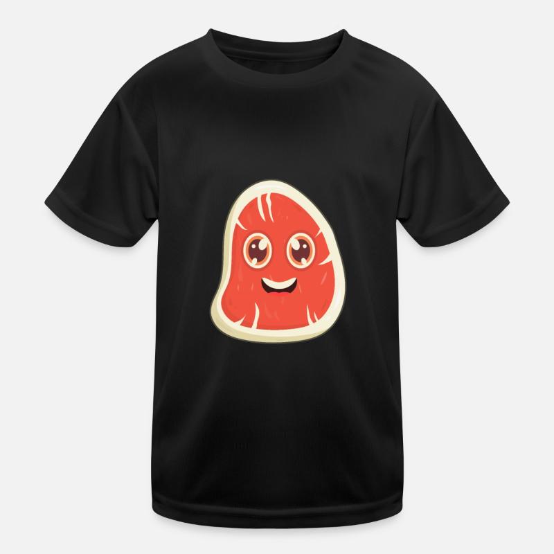 Steak Kinder Funktions-T-Shirt