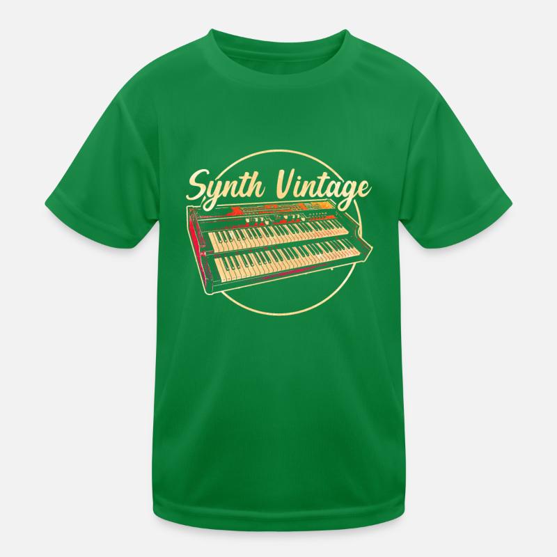 Digital Synthesizer Kids Functional T-Shirt