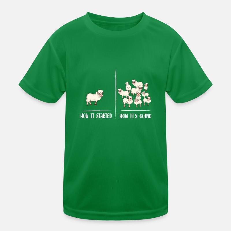 Un mouton beaucoup de moutons T-shirt sport Enfant