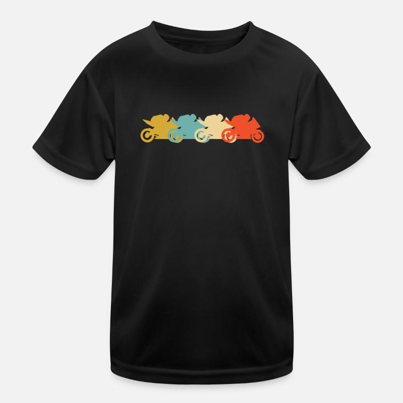 Motorcycle road races Kids Functional T-Shirt