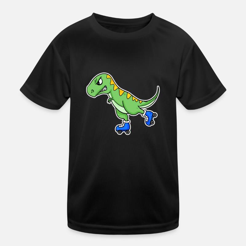 Inline Skating dinosaure T-shirt sport Enfant