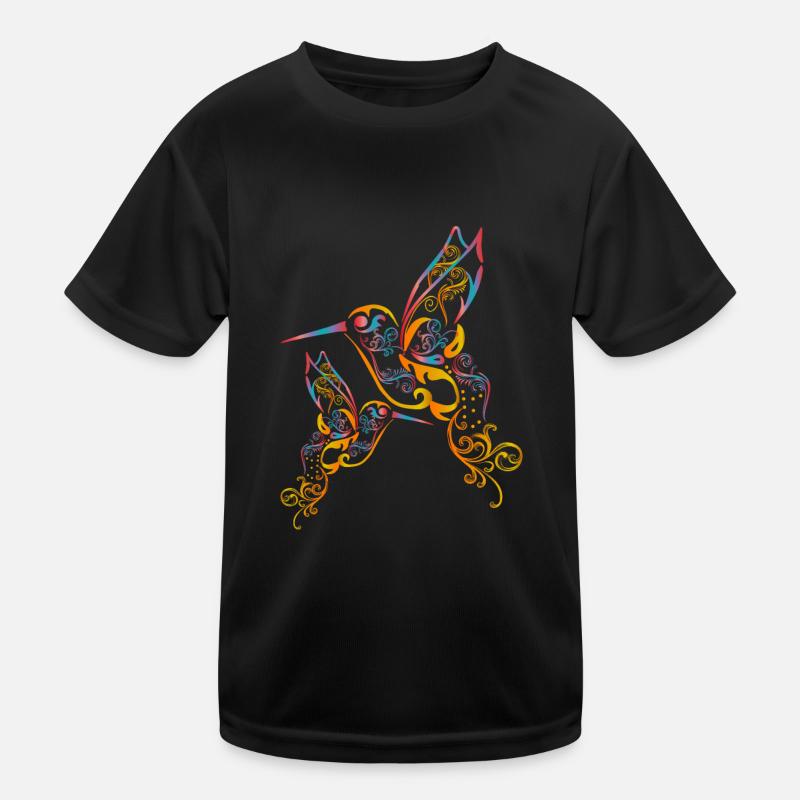 Farbenfrohes Kolibri by The Manzanita´s Kinder Funktions-T-Shirt