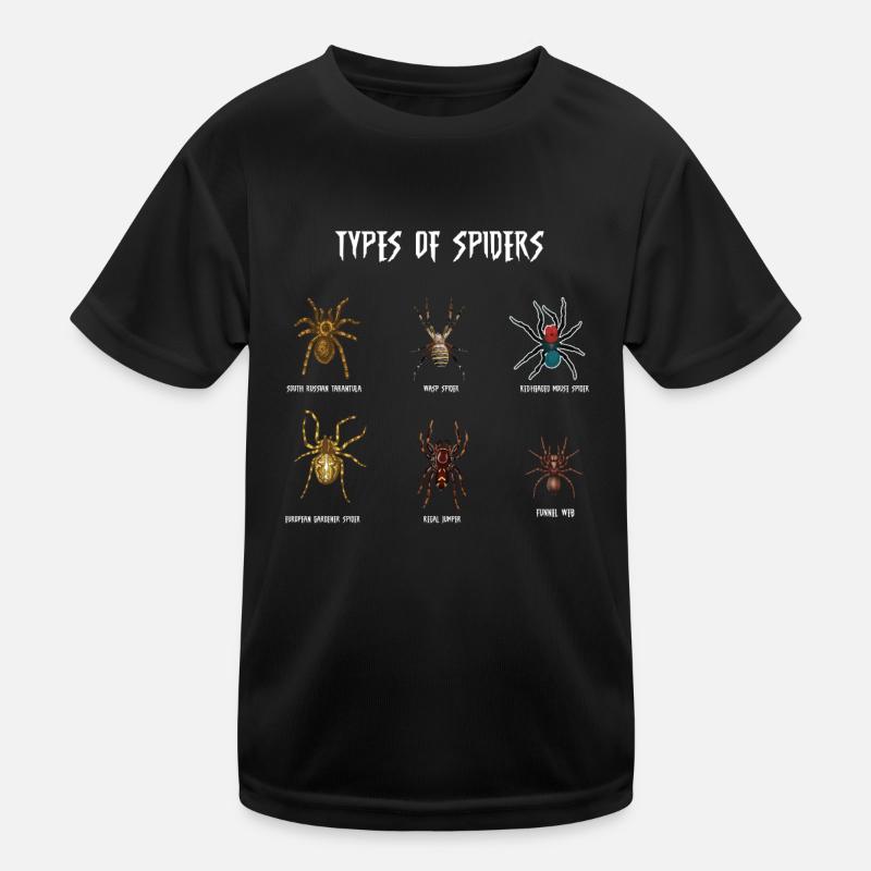 Espèces d’araignées, araignées T-shirt sport Enfant