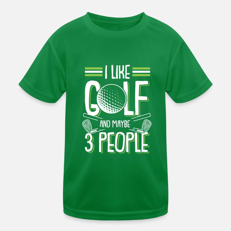 golfing golf Kinder Funktions-T-Shirt