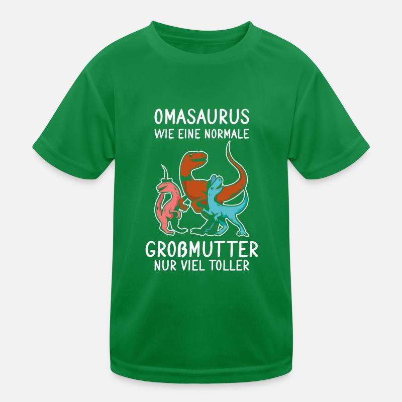 Omasaurus - Großmutter Muttertag 2021 Oma Kinder Funktions-T-Shirt