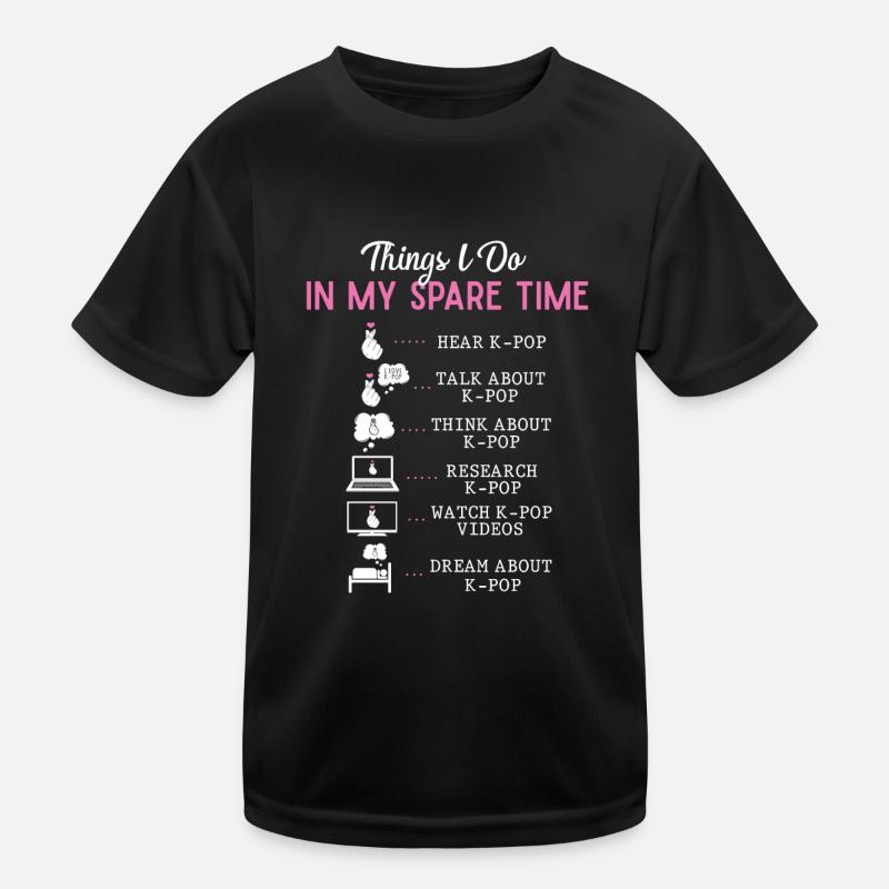 KPOP-Freizeit Kinder Funktions-T-Shirt