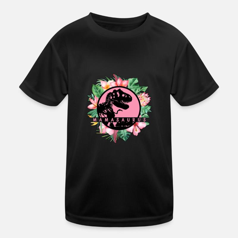 Muttertag Mamasaurus Mom Mama Mutter Kinder Funktions-T-Shirt