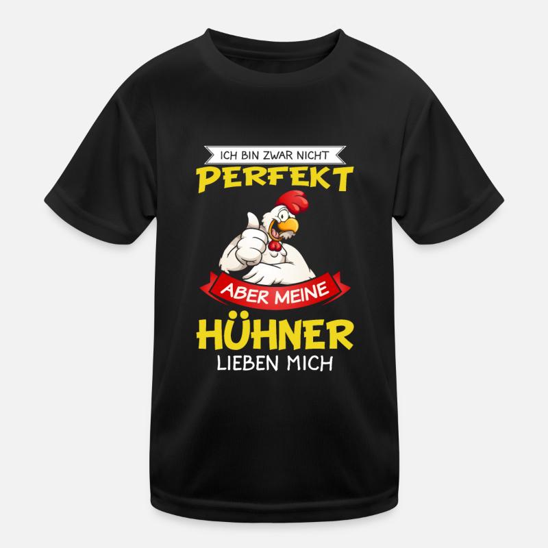 Chicken Chicken Chicken Chicken Chicken Chicken Poultry Kids Functional T-Shirt