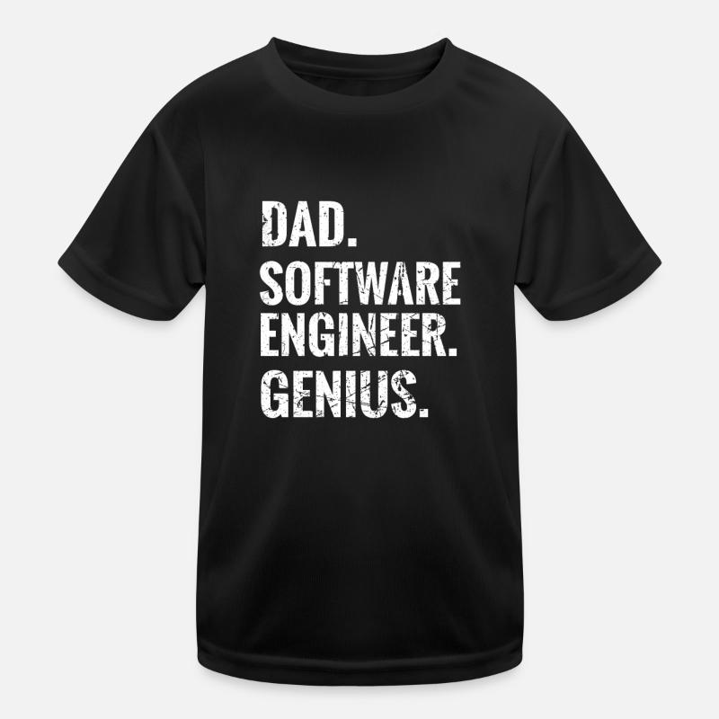 Software Engineer Dad Gift Software Engineer Kids Functional T-Shirt