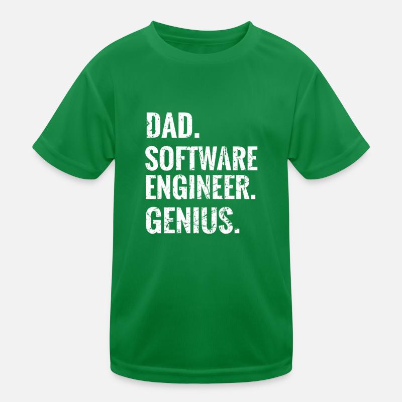 Softwareingenieur Papa Geschenk Software Engineer Kinder Funktions-T-Shirt
