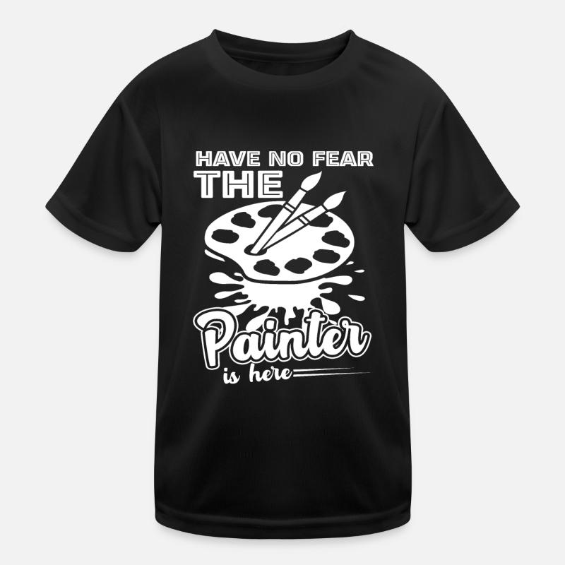 Painter The Painter Is Here Kids Functional T-Shirt