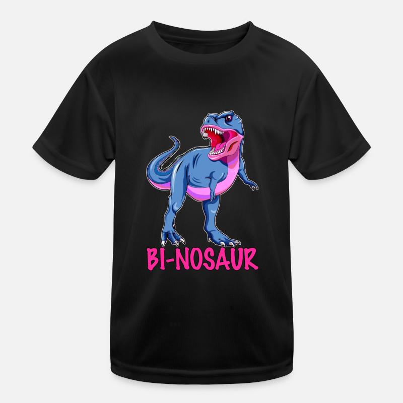 Binosaur - Pride Month Bisexual Kids Functional T-Shirt
