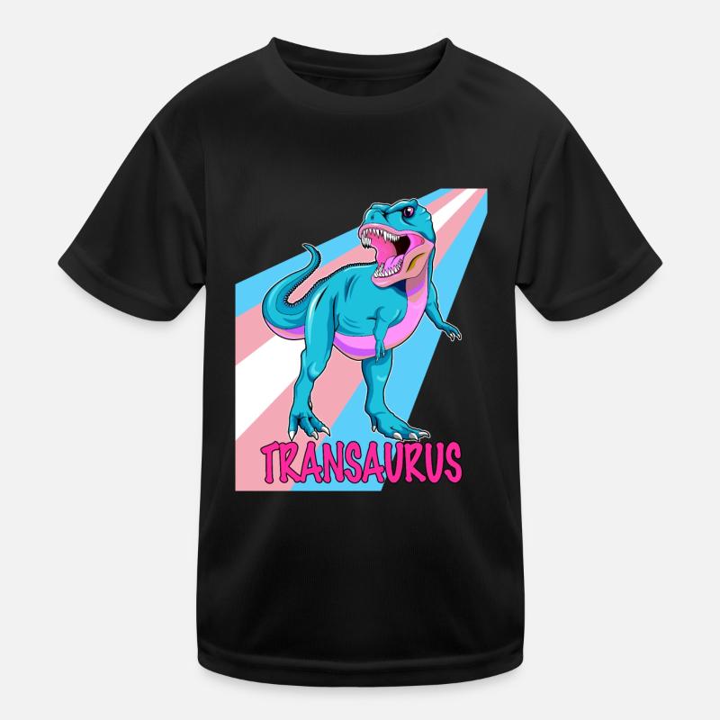 Transgender Dino - Transaurus Kinder Funktions-T-Shirt