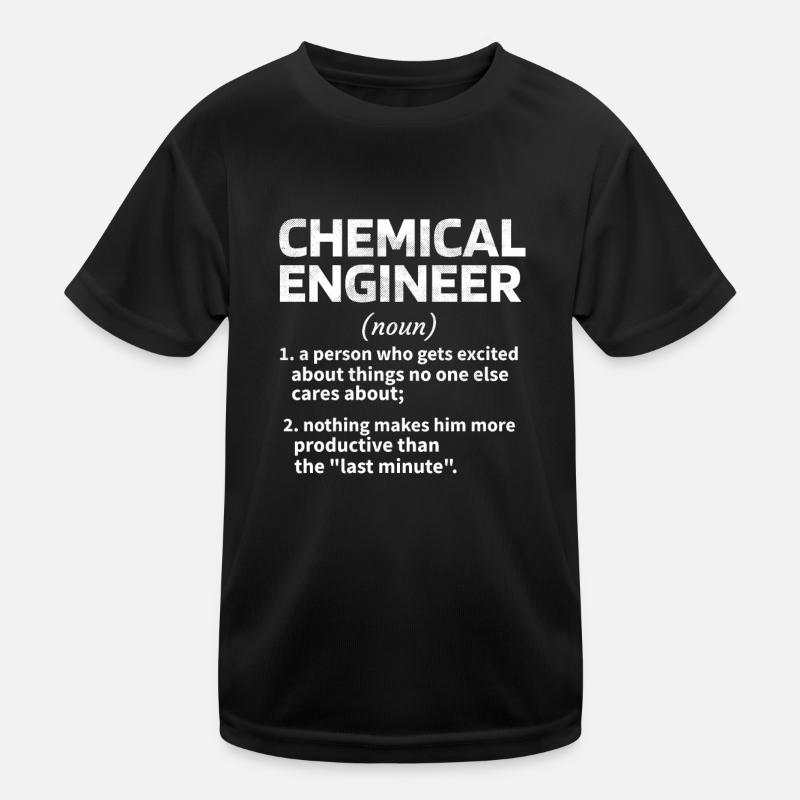 Chemical Engineer Chemical Engineer Gift Idea - Kids Functional T-Shirt - black