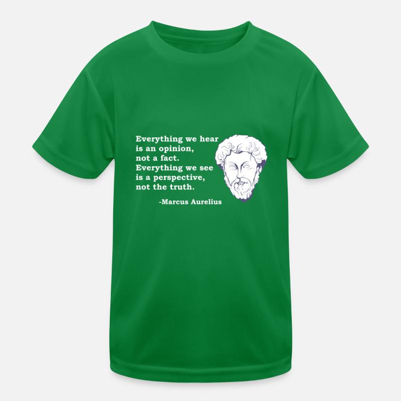 Marcus Aurelius Quote Philosophy Philosopher Stoic Kids Functional T-Shirt