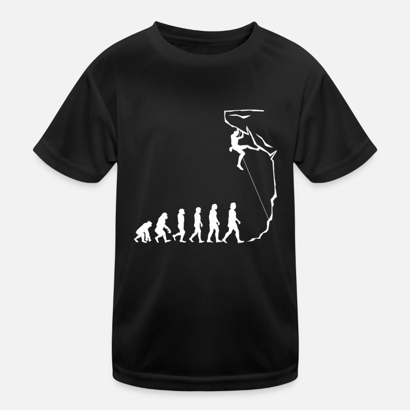 Evolution de l’escalade, Bouldern, Alpinisme T-shirt sport Enfant