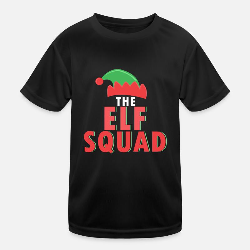 Elf-Squad Elven Squad ELF SQUAD Elf Kids Functional T-Shirt