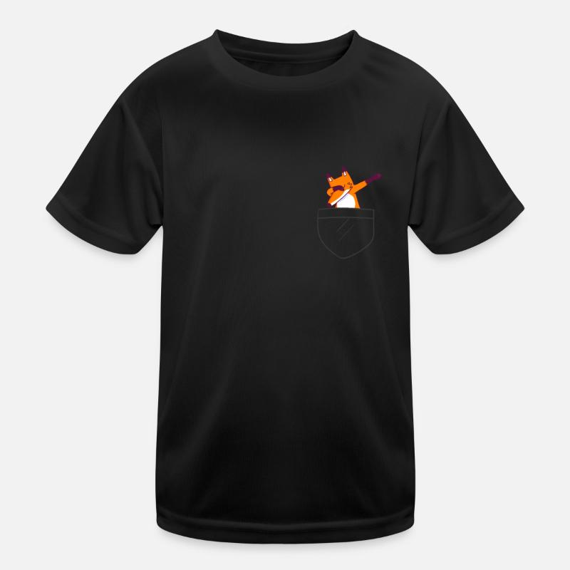 Fox in bag - Fox fan art fox lover - Kids Functional T-Shirt