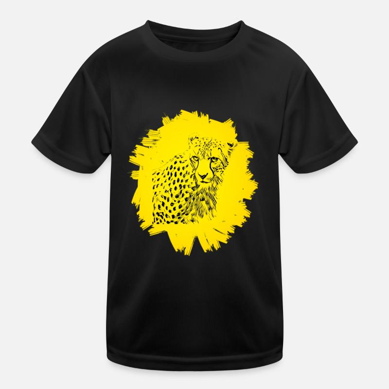 Gepard Kinder Funktions-T-Shirt