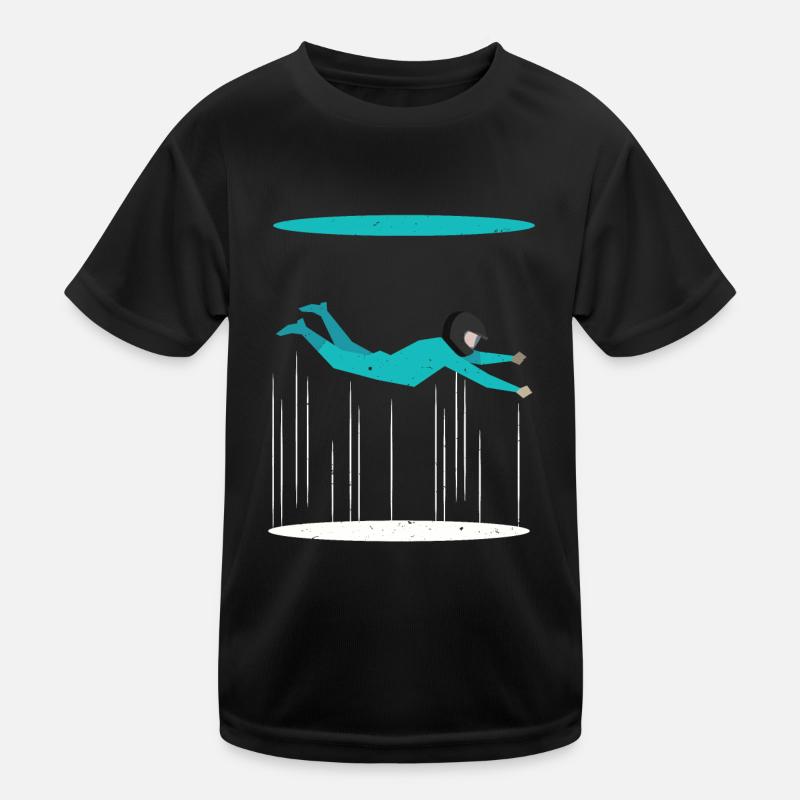 Indoor Skydiving - Wind Tunnel Kinder Funktions-T-Shirt