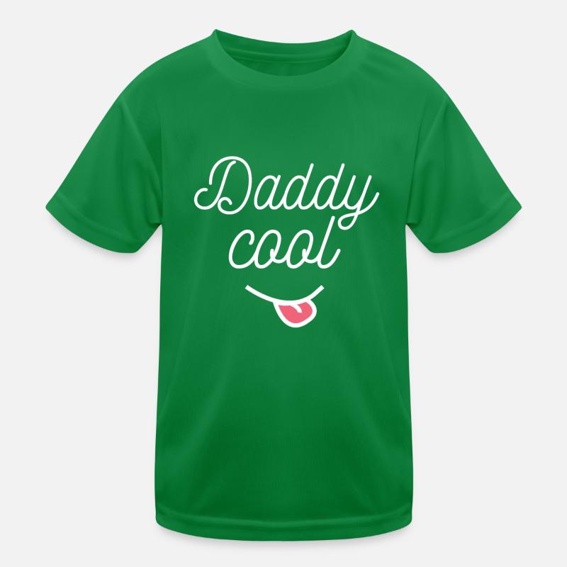 DADDY COOL ZIEHT DIE SPRACHE Geschenk-Idee Humor Kinder Funktions-T-Shirt
