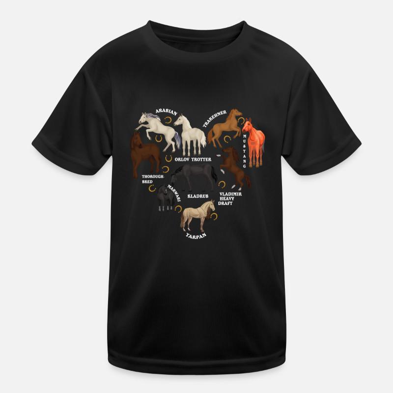 Arten Von Pferden, Pferd, Araber Kinder Funktions-T-Shirt