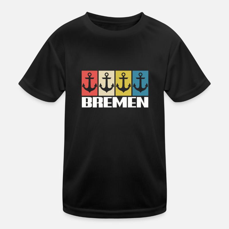 Bremen Bremer Geschenk Kinder Funktions-T-Shirt
