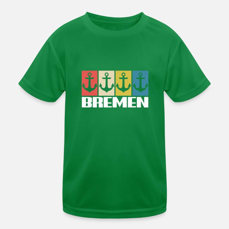 Bremen Bremer Geschenk Kinder Funktions-T-Shirt