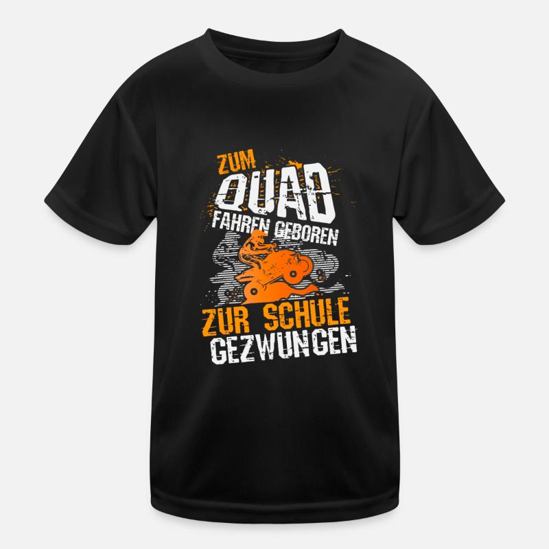 Quad Fahrer Motiv, Geschenk, Lustiger Spruch, Mann Kinder Funktions-T-Shirt