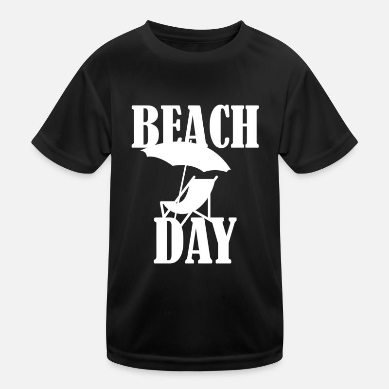 Beach Day Liegestuhl Kinder Funktions-T-Shirt
