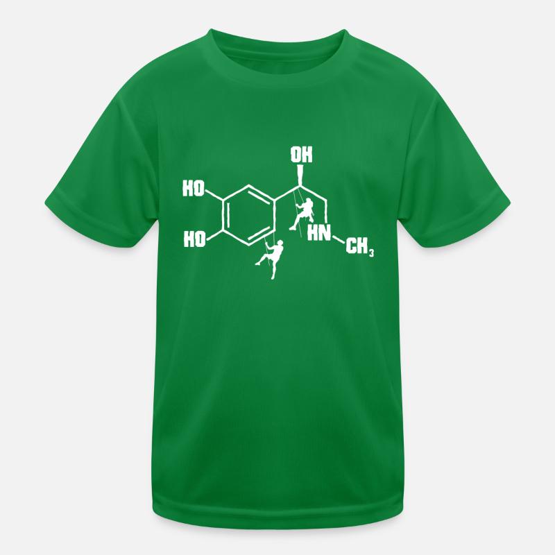 Klettern Adrenalin, Kletterer, Klettern Kinder Funktions-T-Shirt