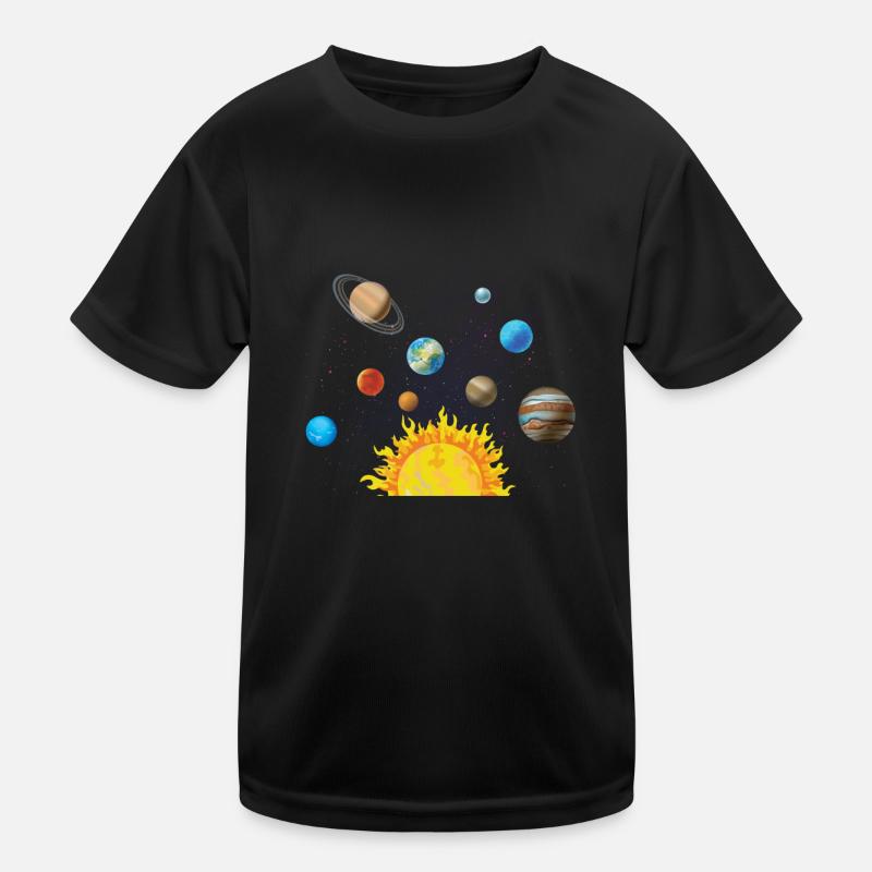 Solar System Space Kinder Funktions-T-Shirt