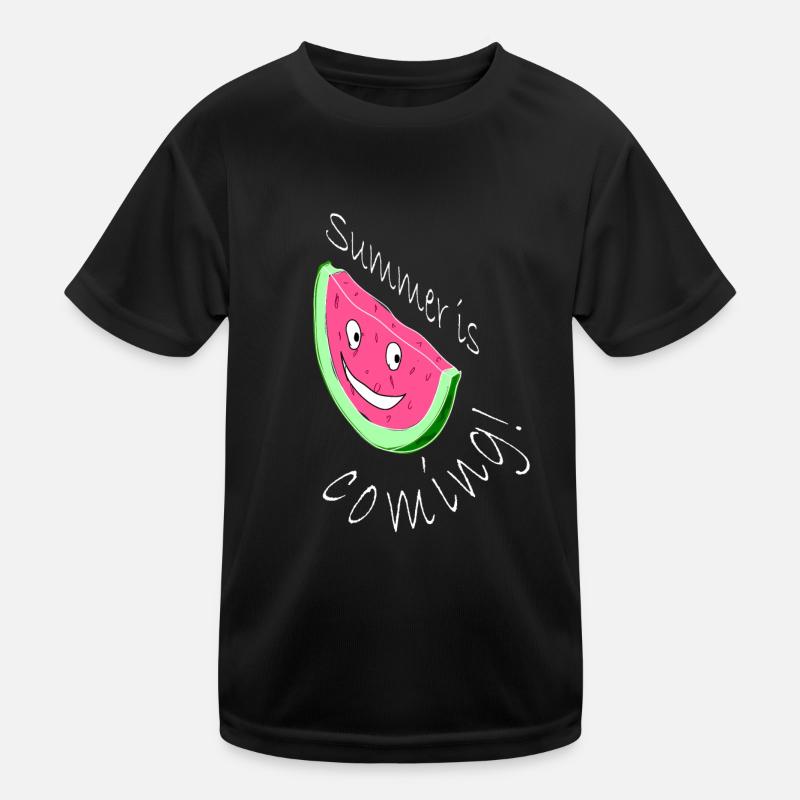 Melone Melonen Wassermelone Kinder Funktions-T-Shirt