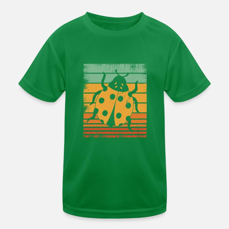 Marienkäfer Kinder Funktions-T-Shirt