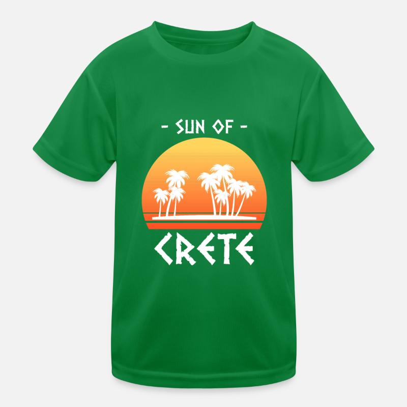 Kreta Urlaubsgeschenke Kinder Funktions-T-Shirt