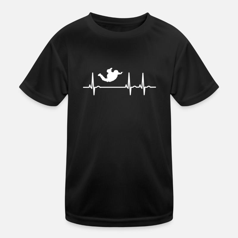 Skydiving Skydiving Parachute Kids Functional T-Shirt