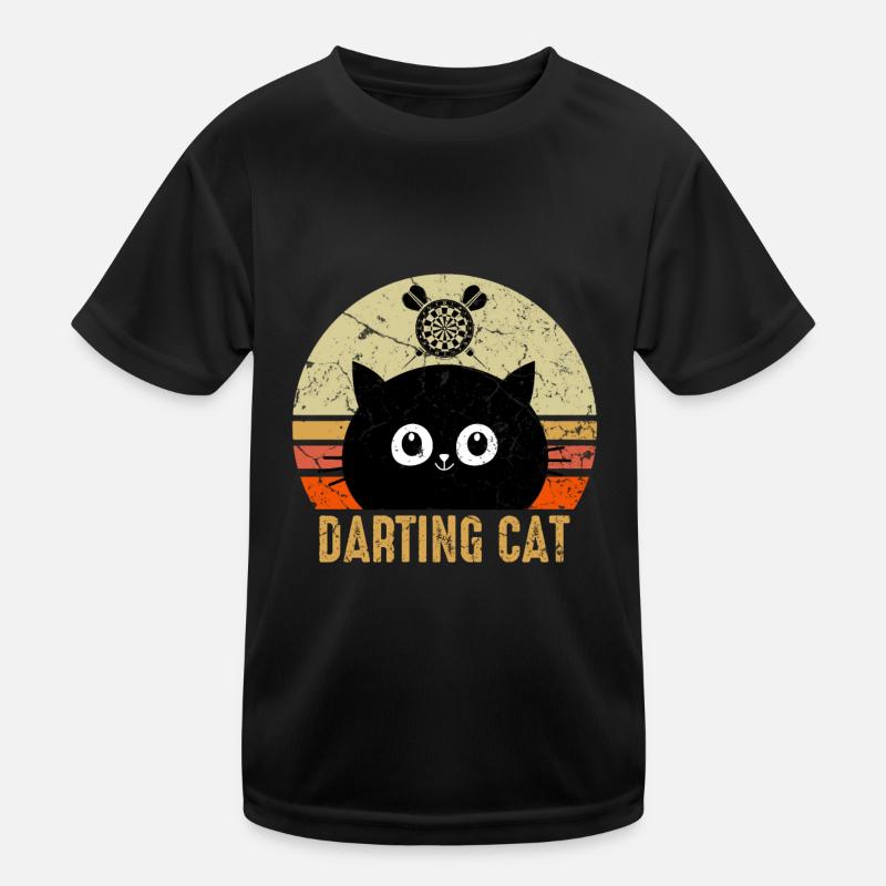Fléchettes Joueurs Fléchettes Chat Fléchettes Sport T-shirt sport Enfant