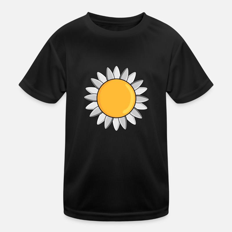 Flower Daisy Kids Functional T-Shirt
