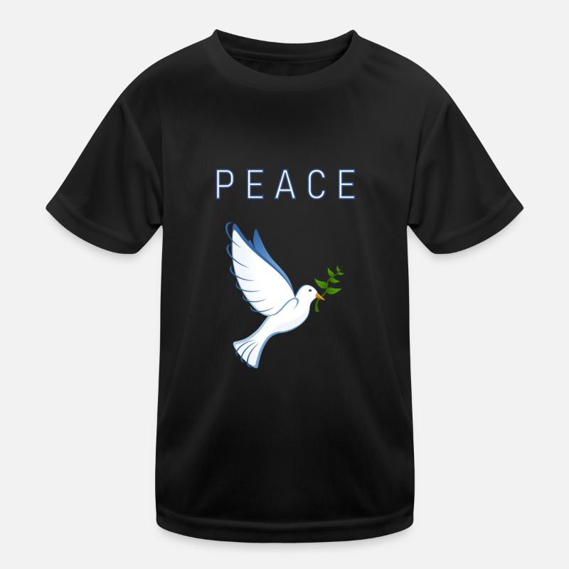 Friedenstaube Kinder Funktions-T-Shirt