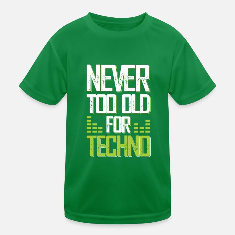 techno music Kinder Funktions-T-Shirt