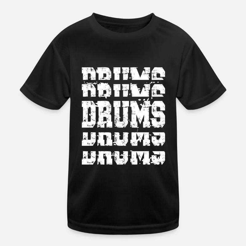 Drums T-shirt sport Enfant