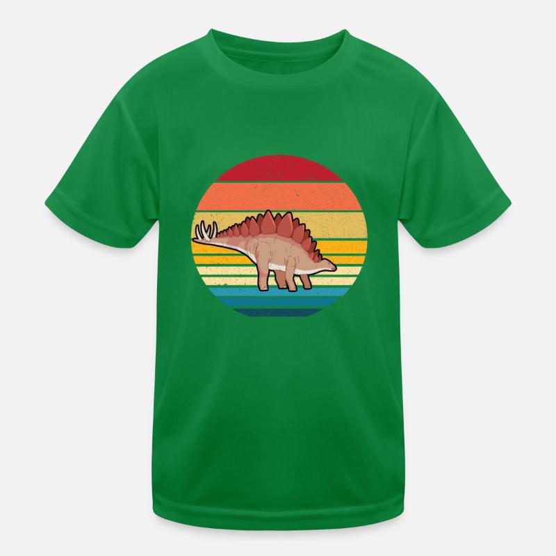 Stegosaurus Kinder Funktions-T-Shirt