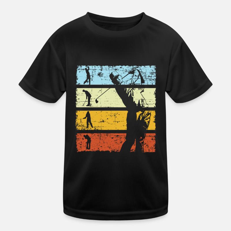 Golfer & Golfspieler Golf Club Golfplatz Retro T-shirt sport Enfant