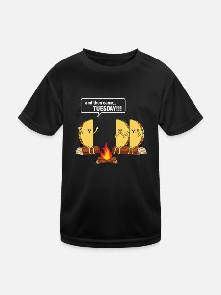 Taco Tuesday - Kids Functional T-Shirt - black - Front