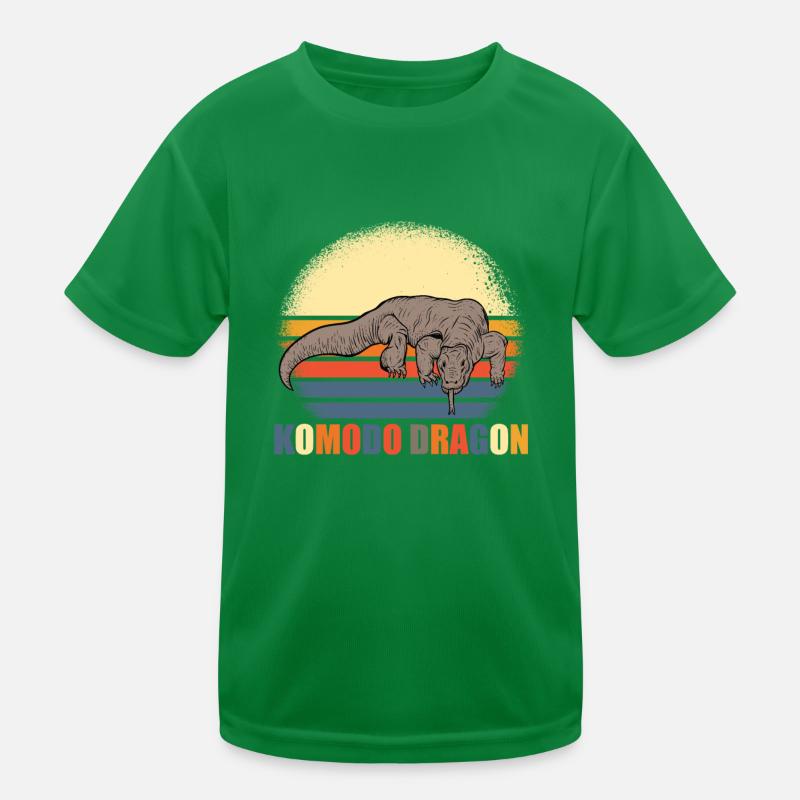 Komodowaran Kinder Funktions-T-Shirt