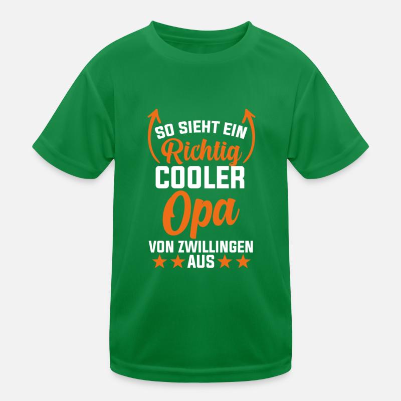 Grand-père De Jumeaux T-shirt sport Enfant