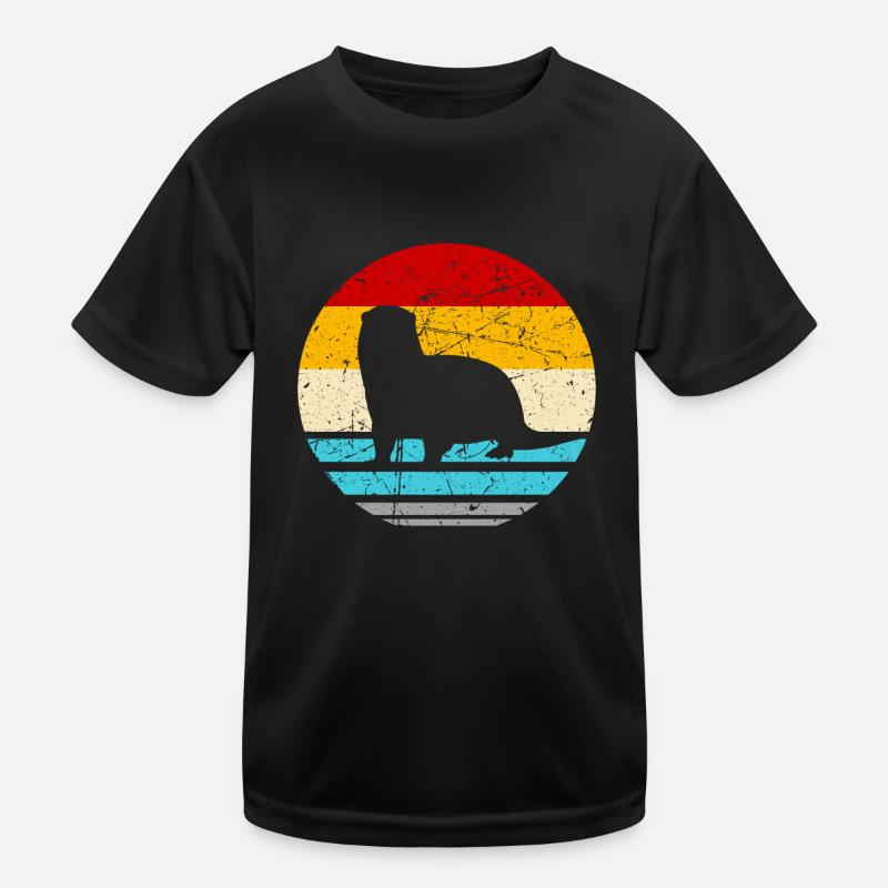 Otter Geschenk Marder Tier Seeotter Tierliebhaber Kinder Funktions-T-Shirt