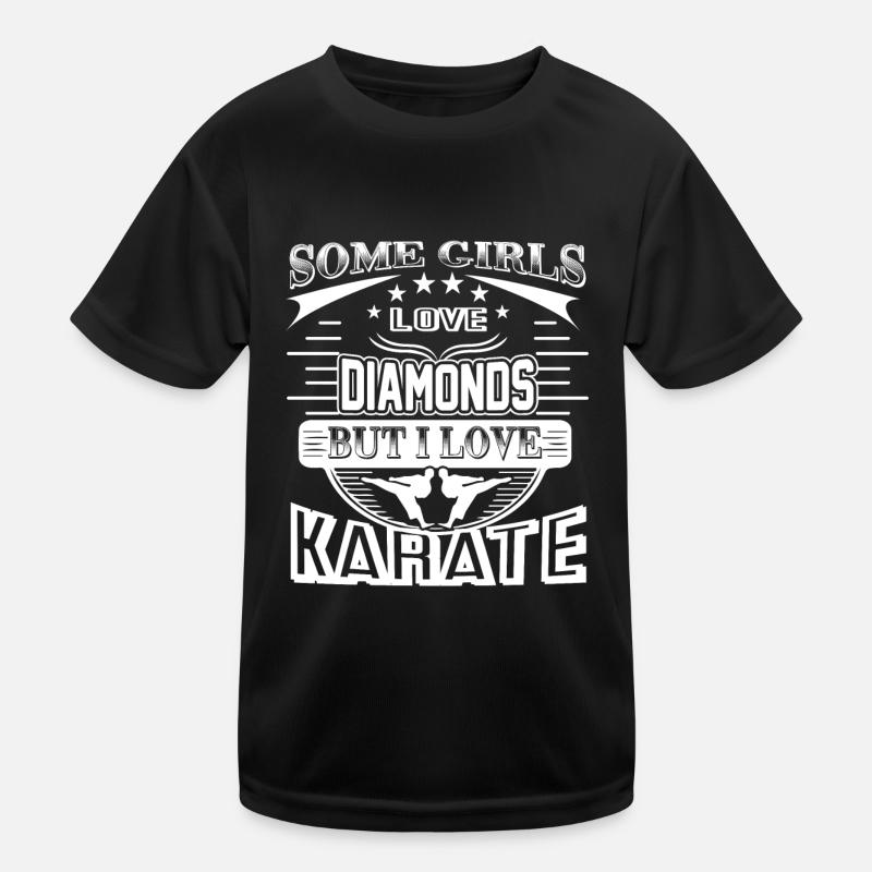 Karaté J’adore le karaté - T-shirt sport Enfant - noir