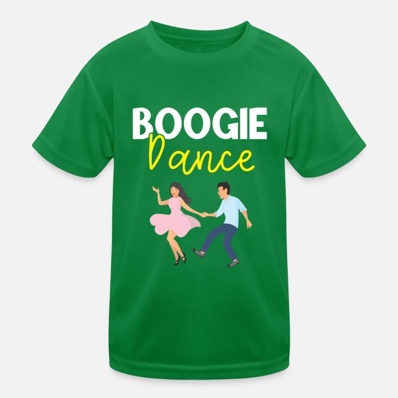 Boogie Woogie Dancer Dancing Decoupe Vintage T-shirt sport Enfant